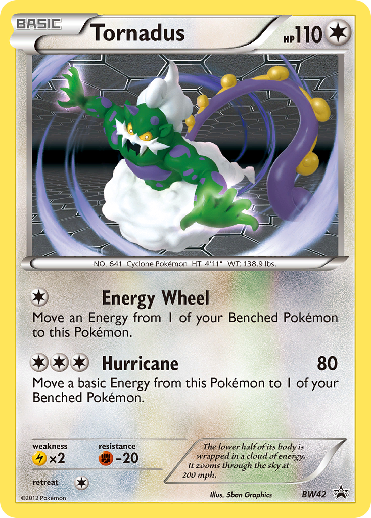 Tornadus (BW42) [Black & White: Black Star Promos] Reverse Holofoil