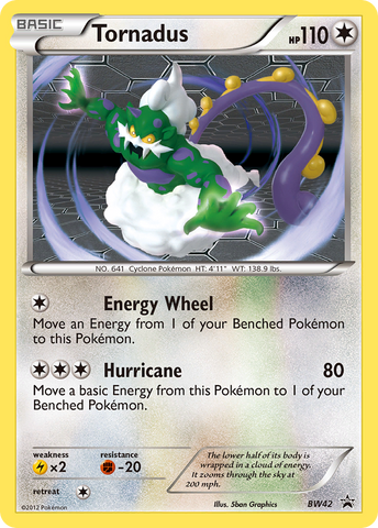 Tornadus (BW42) [Black & White: Black Star Promos] Reverse Holofoil
