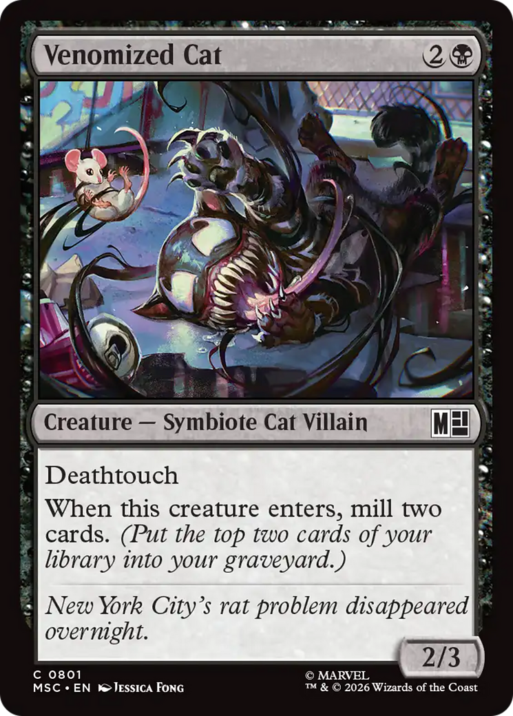 Venomized Cat [Marvel Super Heroes Commander] Foil