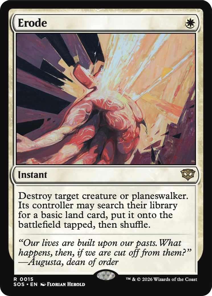 Erode [Secrets of Strixhaven] Foil