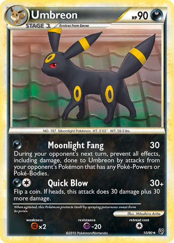 Umbreon (10/90) [HeartGold & SoulSilver: Undaunted] Reverse Holofoil