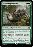 Evolved Spinoderm (Promo Pack) [Phyrexia: All Will Be One Promos] Foil