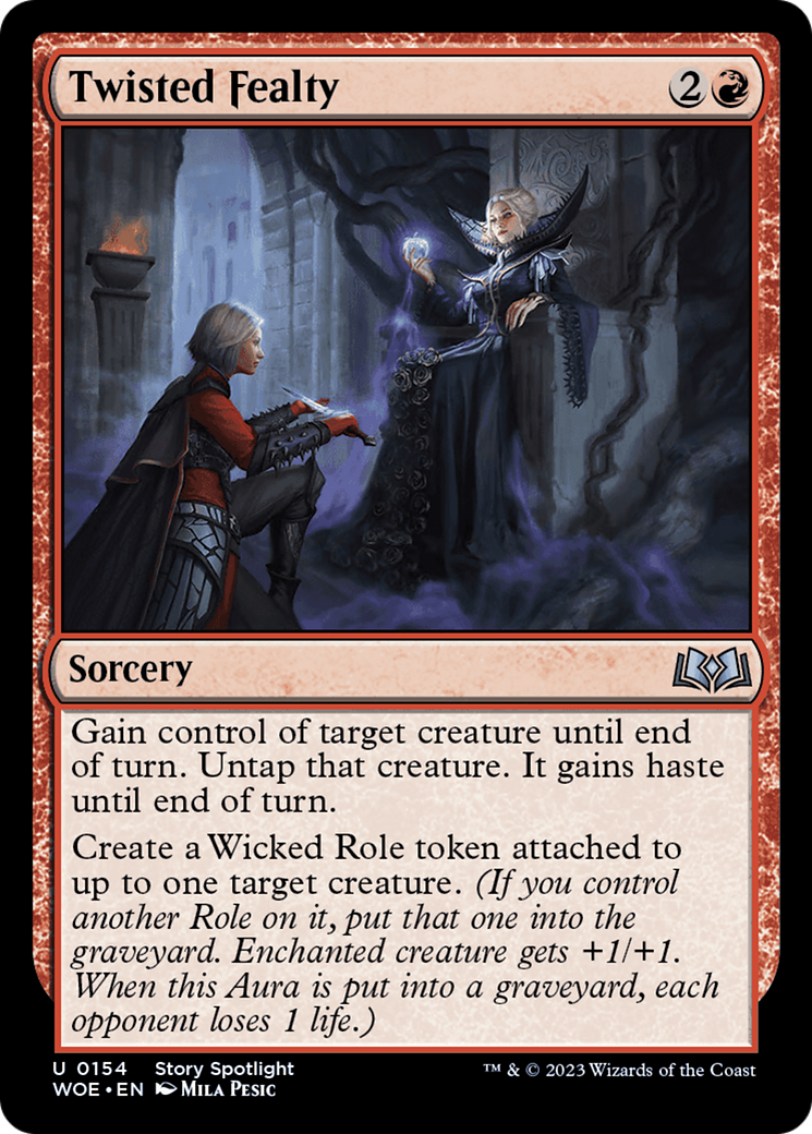 Twisted Fealty [Wilds of Eldraine] Foil