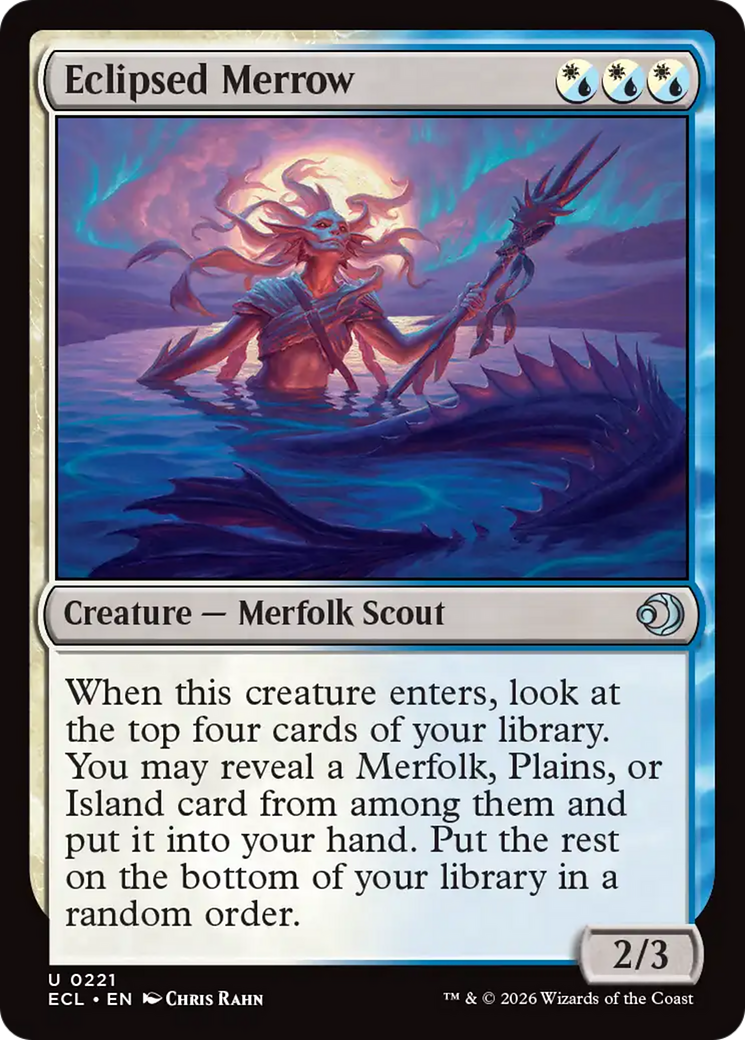 Eclipsed Merrow [Lorwyn Eclipsed] Foil