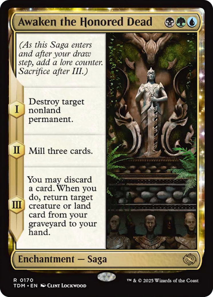 Awaken the Honored Dead [Tarkir: Dragonstorm] Foil