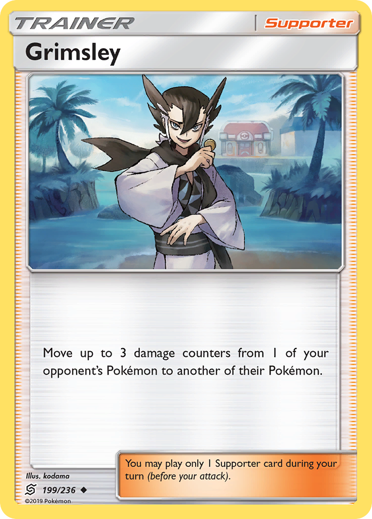 Grimsley (199/236) [Sun & Moon: Unified Minds] Reverse Holofoil