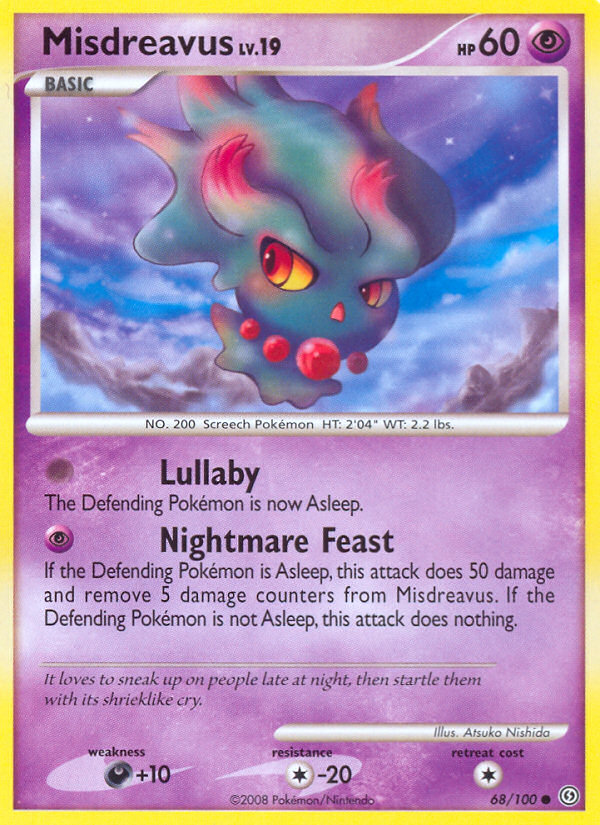 Misdreavus (68/100) [Diamond & Pearl: Stormfront] Reverse Holofoil