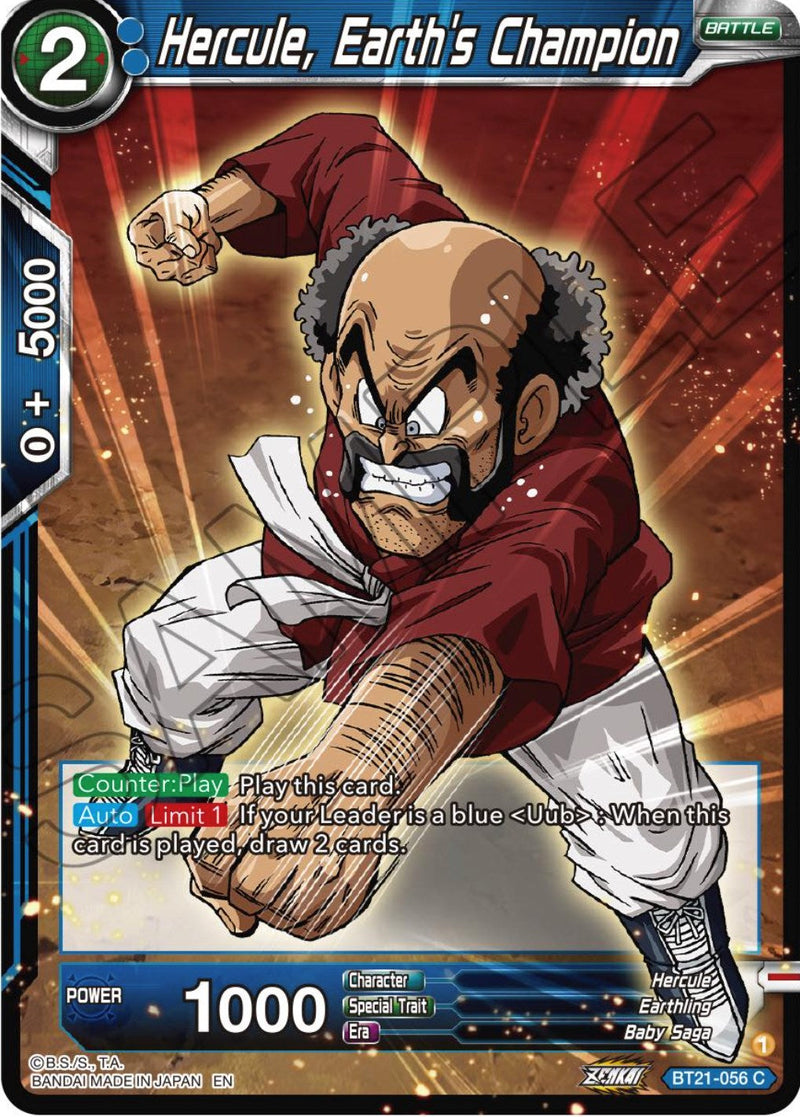 Hercule, Earth's Champion (BT21-056) [Wild Resurgence] Parallel Foil