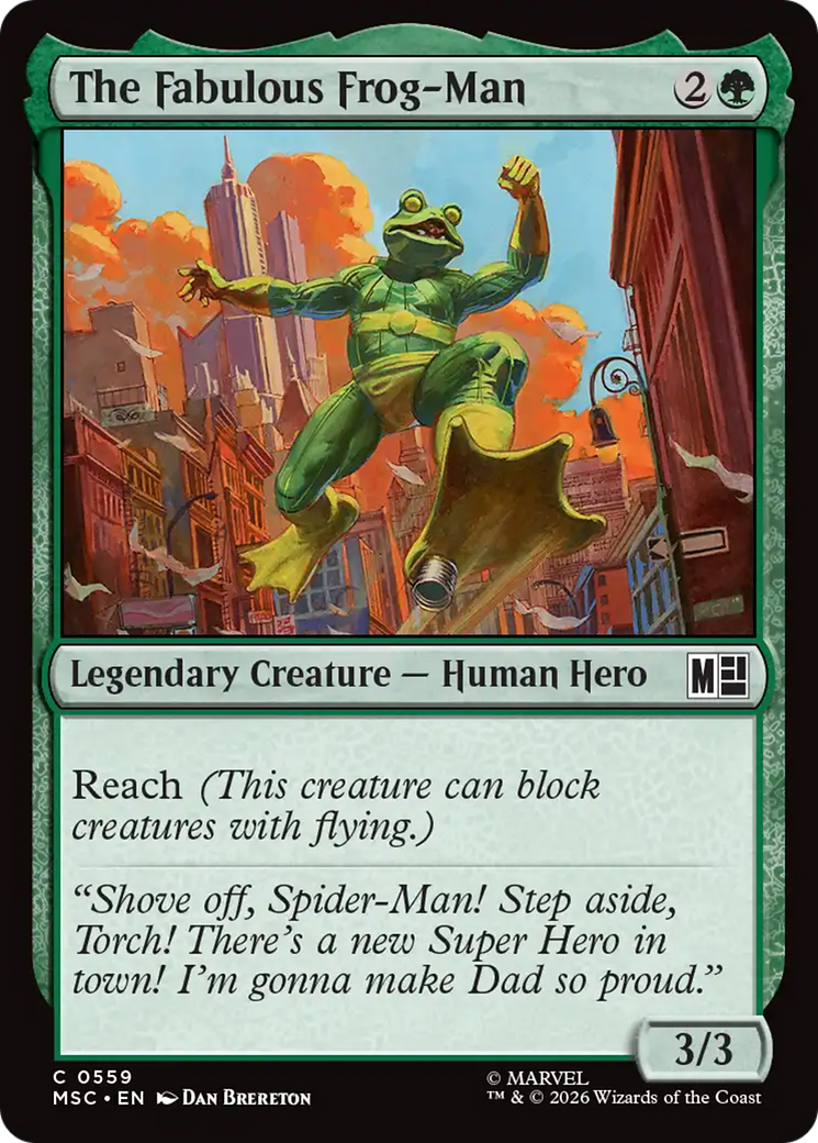 The Fabulous Frog-Man [Marvel Super Heroes Commander] Foil