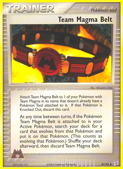 Team Magma Belt (81/95) [EX: Team Magma vs Team Aqua] Reverse Holofoil