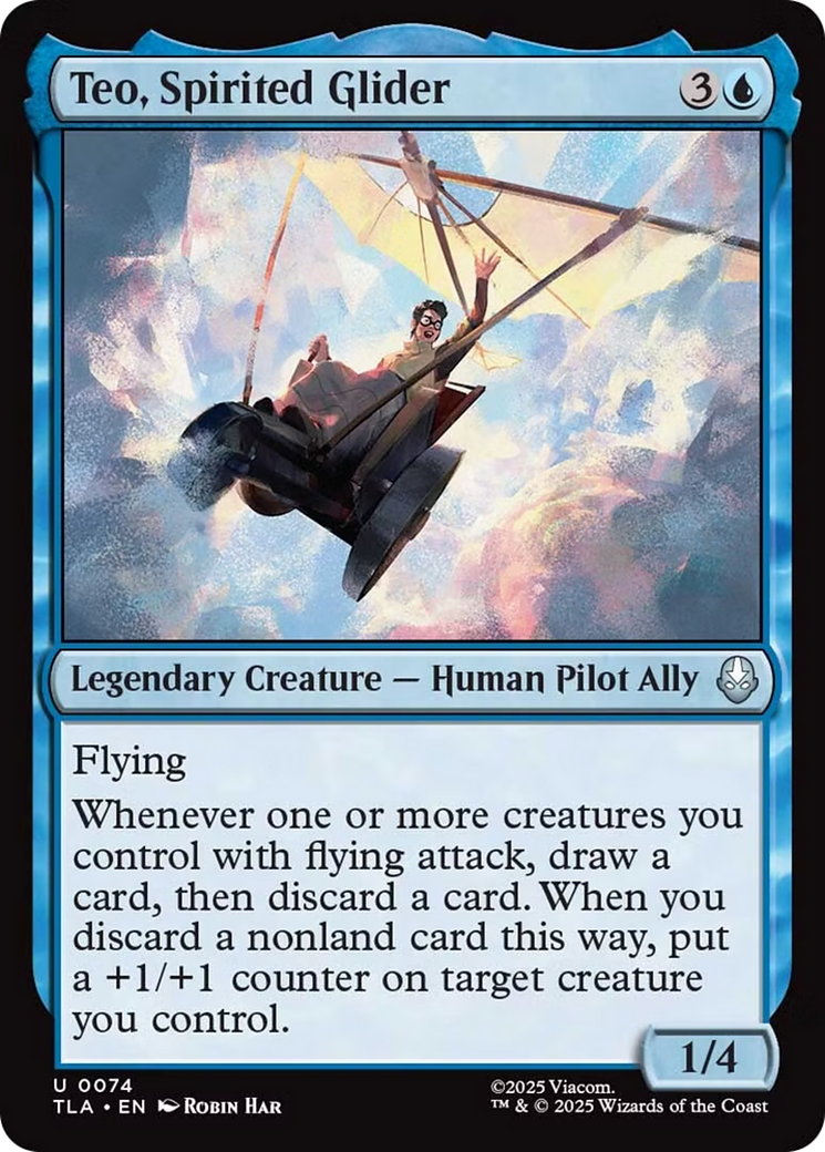 Teo, Spirited Glider [Avatar: The Last Airbender] Foil