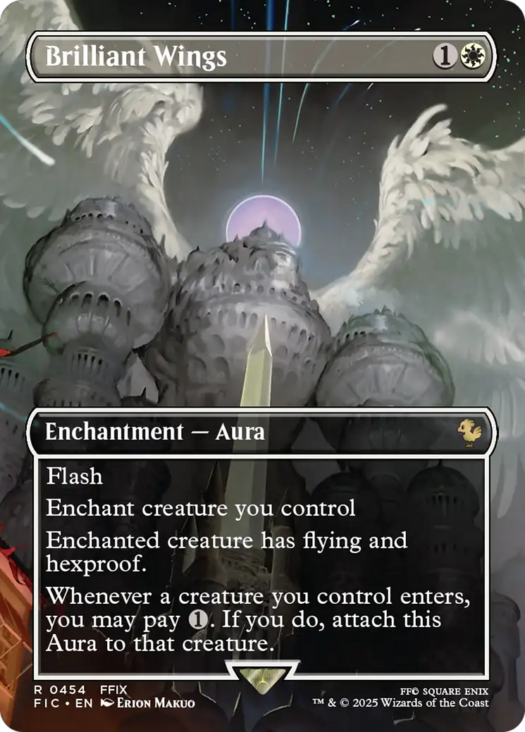 Brilliant Wings (Borderless) [FINAL FANTASY Commander] Foil