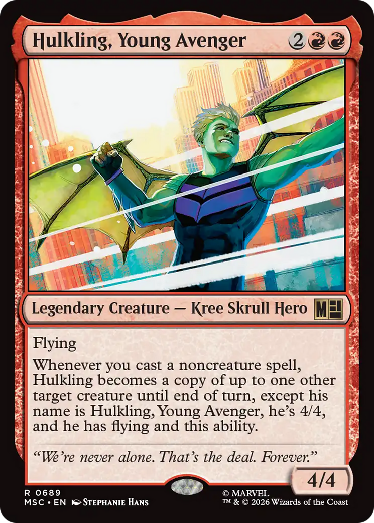 Hulkling, Young Avenger [Marvel Super Heroes Commander] Foil