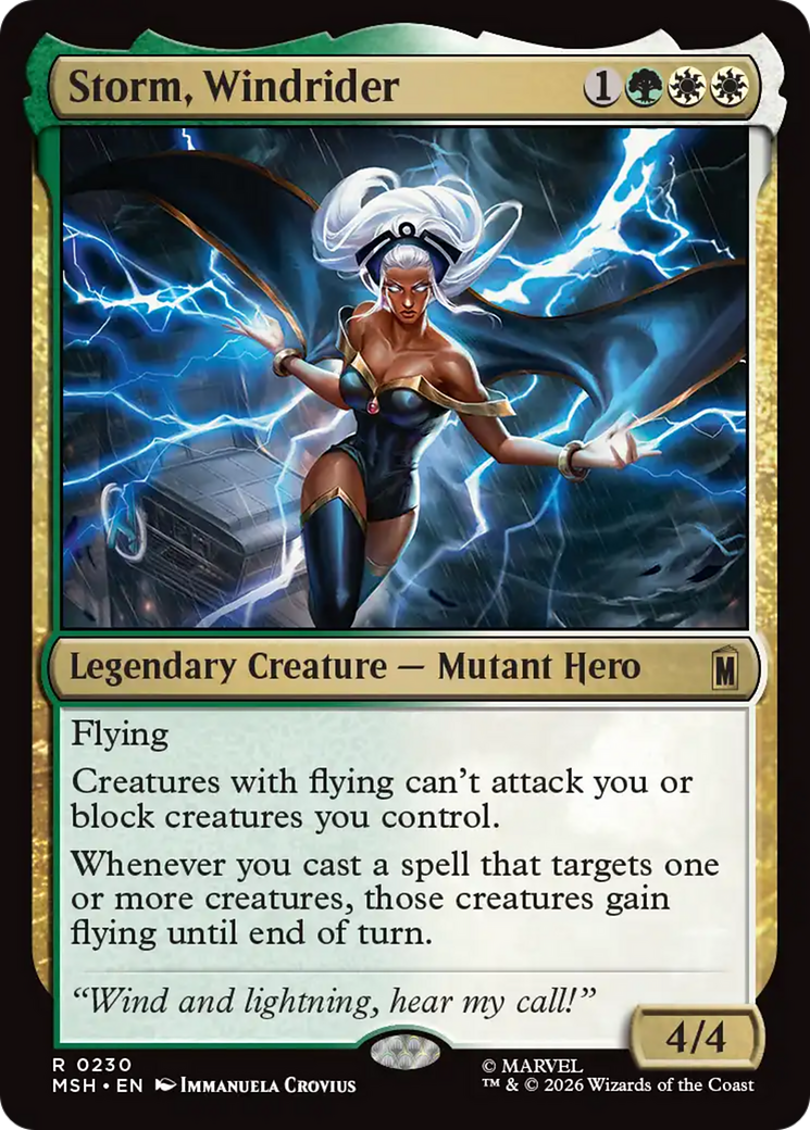 Storm, Windrider [Marvel Super Heroes] Foil