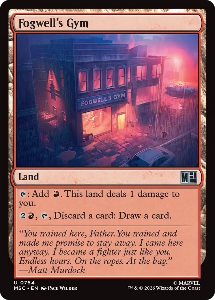 Fogwell's Gym [Marvel Super Heroes Commander] Foil