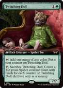 Twitching Doll (Extended Art) [Duskmourn: House of Horror] Foil