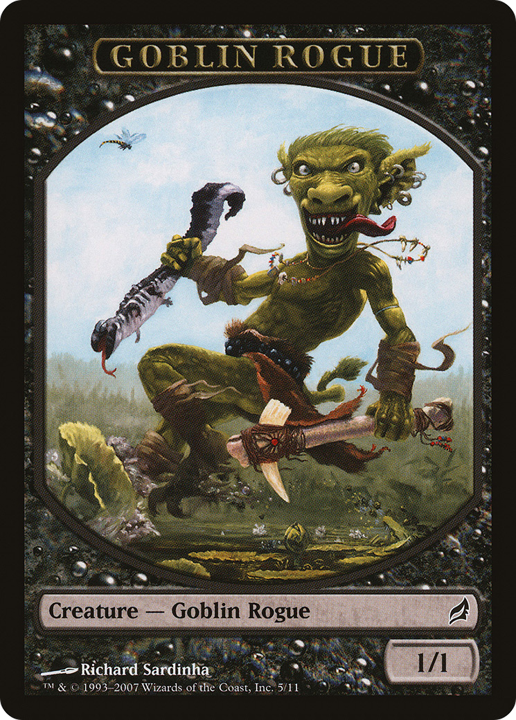 Treefolk // Goblin Double-Sided Token [Lorwyn Eclipsed Tokens] Foil