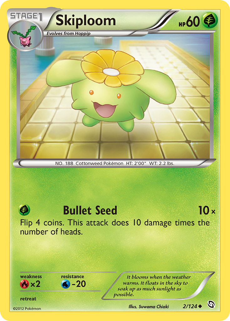 Skiploom (2/124) [Black & White: Dragons Exalted] Reverse Holofoil