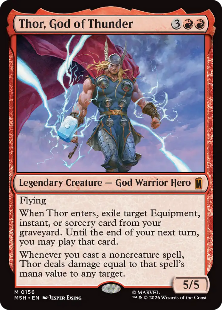 Thor, God of Thunder [Marvel Super Heroes] Foil