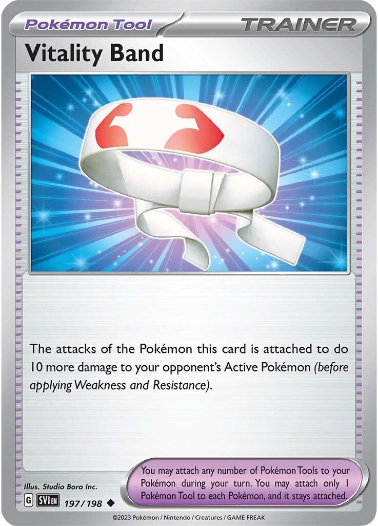 Vitality Band (197/198) [Scarlet & Violet: Base Set] Reverse Holofoil