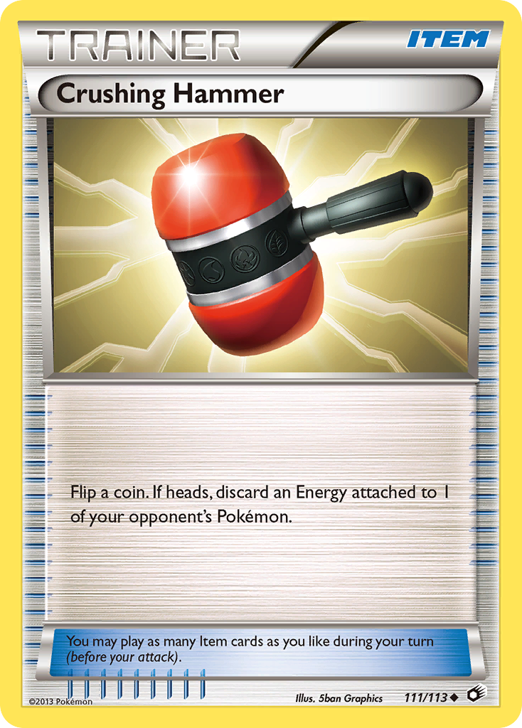 Crushing Hammer (111/113) [Black & White: Legendary Treasures] Reverse Holofoil
