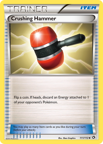 Crushing Hammer (111/113) [Black & White: Legendary Treasures] Reverse Holofoil