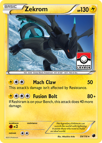Zekrom (39/116) [Black & White: Plasma Freeze] Reverse Holofoil