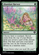 Abundant Harvest [Commander Masters] Foil