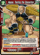 Nappa, Testing the Opposition (EB1-05) [Battle Evolution Booster] Parallel Foil