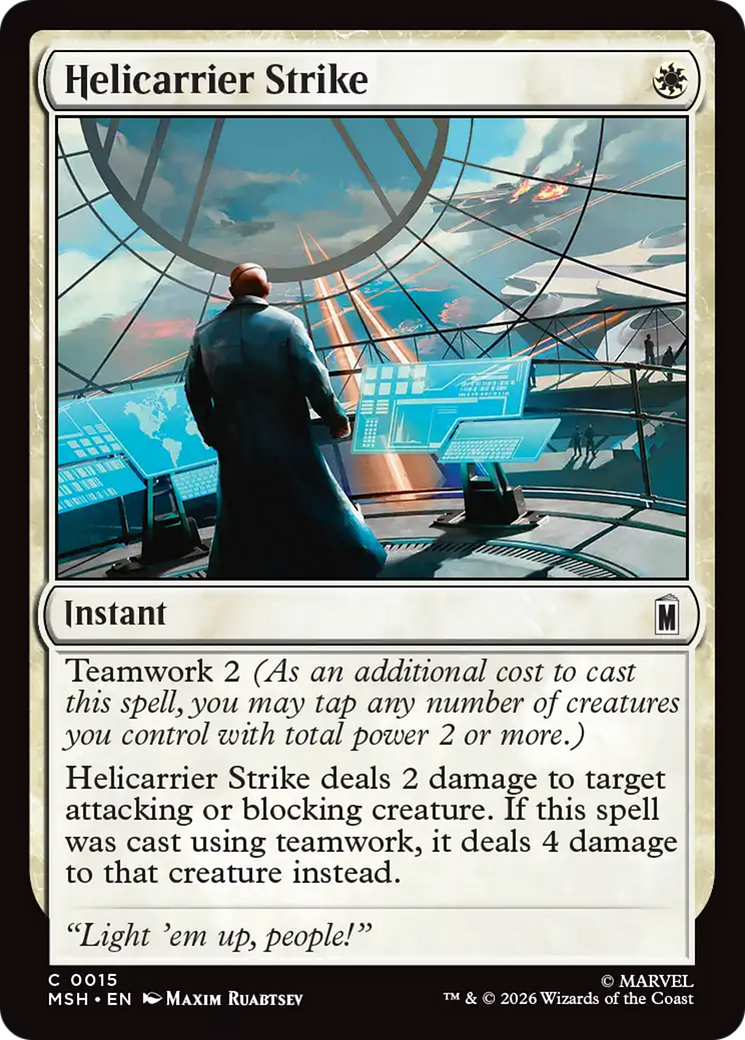 Helicarrier Strike [Marvel Super Heroes] Foil
