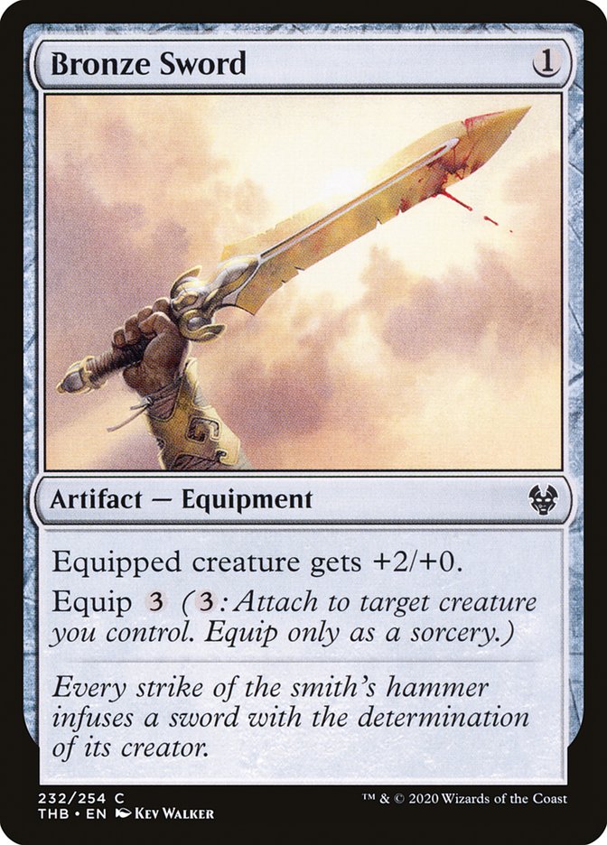 Bronze Sword [Theros Beyond Death] Foil