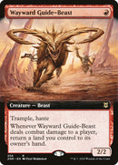 Wayward Guide-Beast (Extended Art) [Zendikar Rising] Foil