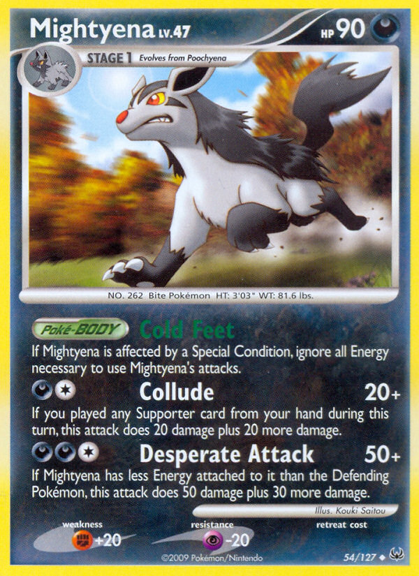 Mightyena (54/127) [Platinum: Base Set] Reverse Holofoil