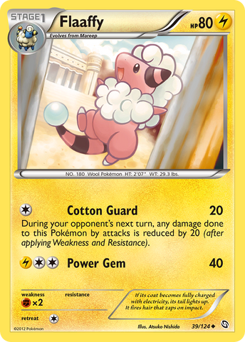 Flaaffy (39/124) [Black & White: Dragons Exalted] Reverse Holofoil