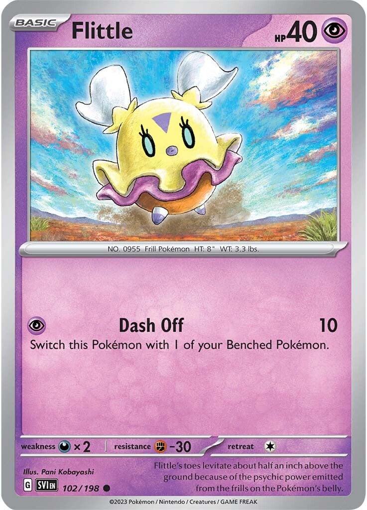 Flittle (102/198) [Scarlet & Violet: Base Set] Reverse Holofoil