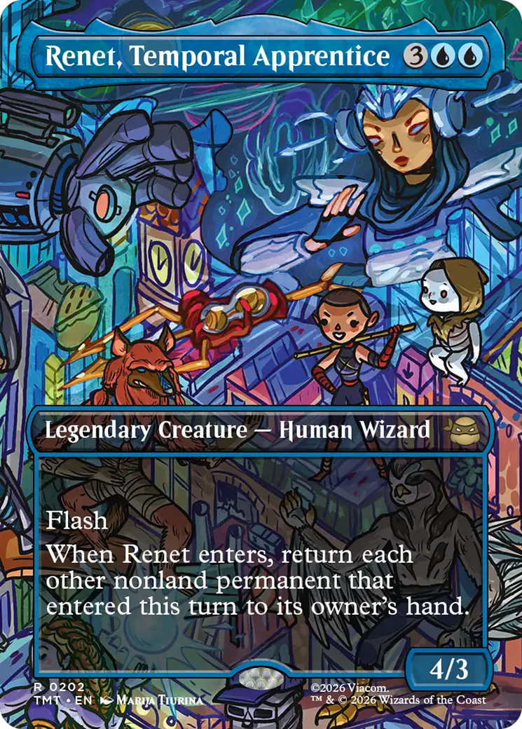Renet, Temporal Apprentice (Borderless) [Teenage Mutant Ninja Turtles] Foil