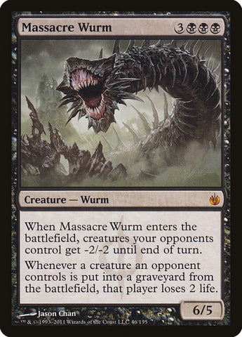 Massacre Wurm [Mirrodin Besieged] Foil