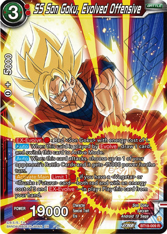 SS Son Goku, Evolved Offensive (BT19-009) [Fighter's Ambition] Parallel Foil