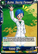 Bulma, Saying Farewell (BT7-033) [Assault of the Saiyans] Parallel Foil