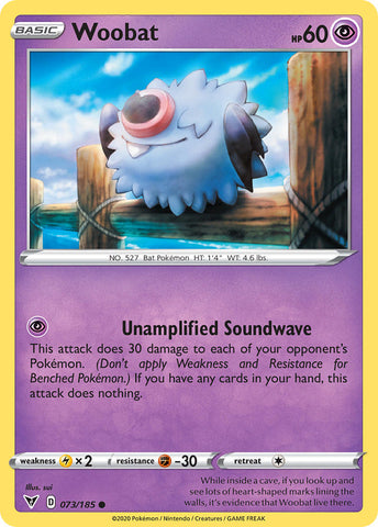 Woobat (073/185) [Sword & Shield: Vivid Voltage] Reverse Holofoil