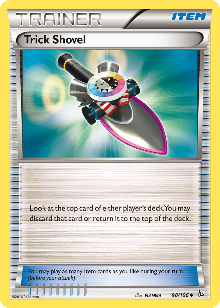 Trick Shovel (98/106) [XY: Flashfire] Reverse Holofoil