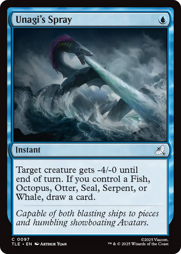 Unagi's Spray [Avatar: The Last Airbender: Eternal-Legal] Foil