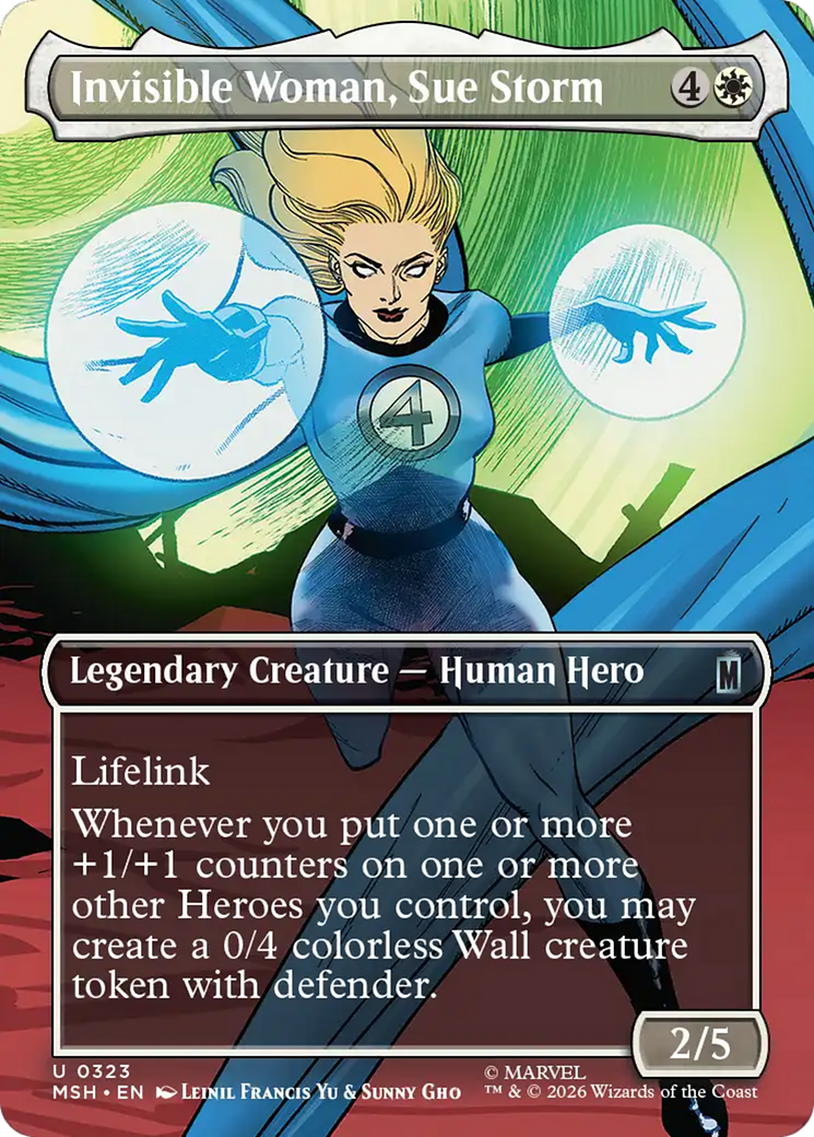Invisible Woman, Sue Storm (Borderless) [Marvel Super Heroes] Foil