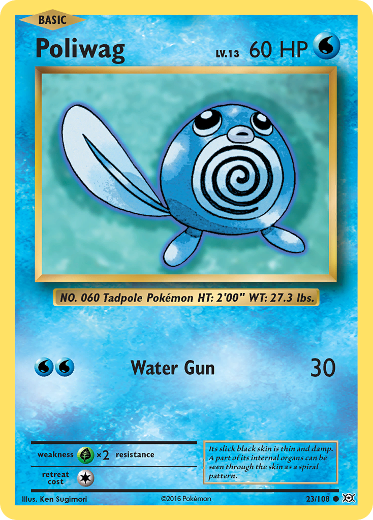 Poliwag (23/108) [XY: Evolutions] Reverse Holofoil