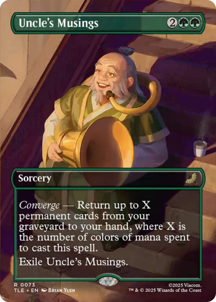 Uncle's Musings (Borderless) [Avatar: The Last Airbender: Eternal-Legal] Foil