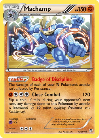 Machamp (49/101) [Black & White: Plasma Blast] Reverse Holofoil