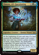 Zimone, All-Questioning [Duskmourn: House of Horror] Foil