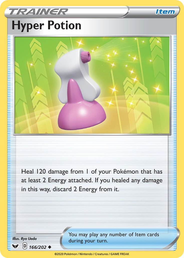 Hyper Potion (166/202) [Sword & Shield: Base Set] Reverse Holofoil