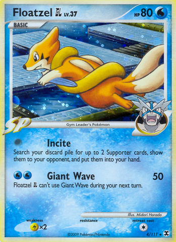 Floatzel GL (4/111) [Platinum: Rising Rivals] Reverse Holofoil