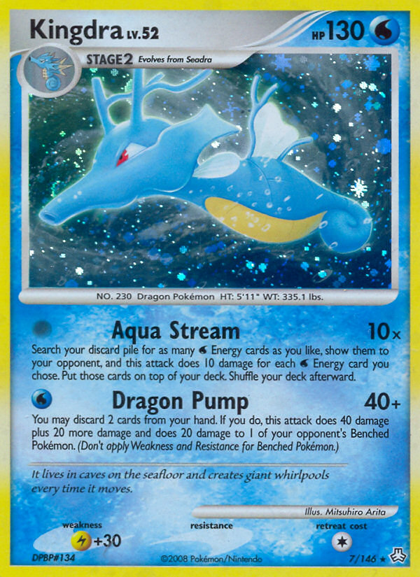Kingdra (7/146) [Diamond & Pearl: Legends Awakened] Reverse Holofoil